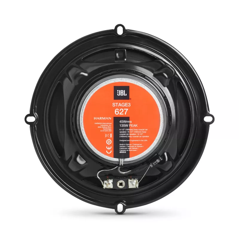 JBL Stage3 627 automobilio garsiakalbis Apvalus 2 krypčių 225 W 2 vnt.
