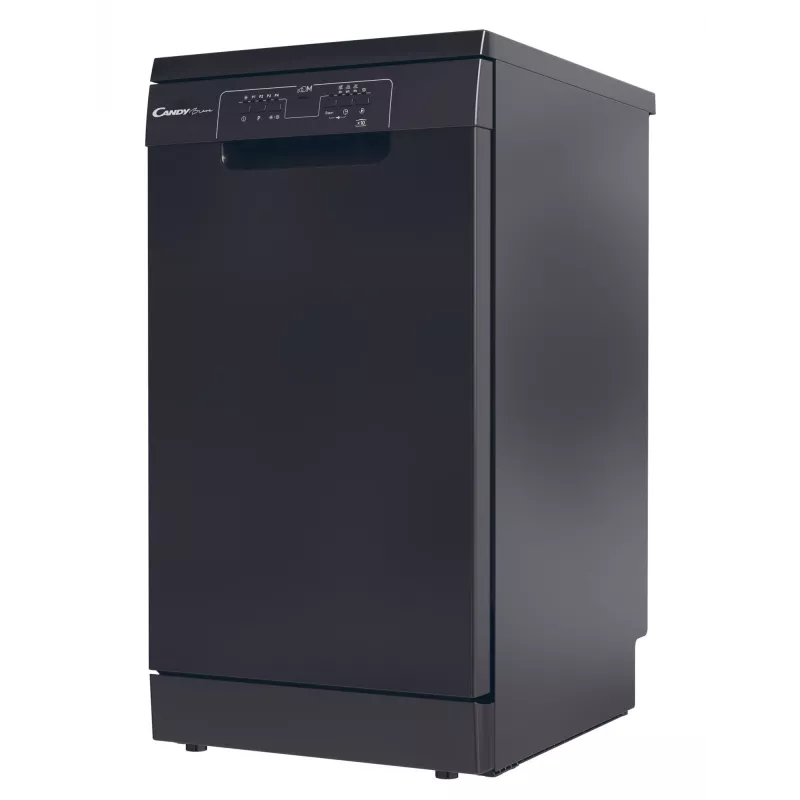 Candy Brava CDPH 2L1047B Laisvai pastatoma indaplovė, 10 komplektų, juoda