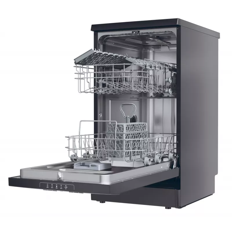 Candy Brava CDPH 2L1047B Laisvai pastatoma indaplovė, 10 komplektų, juoda