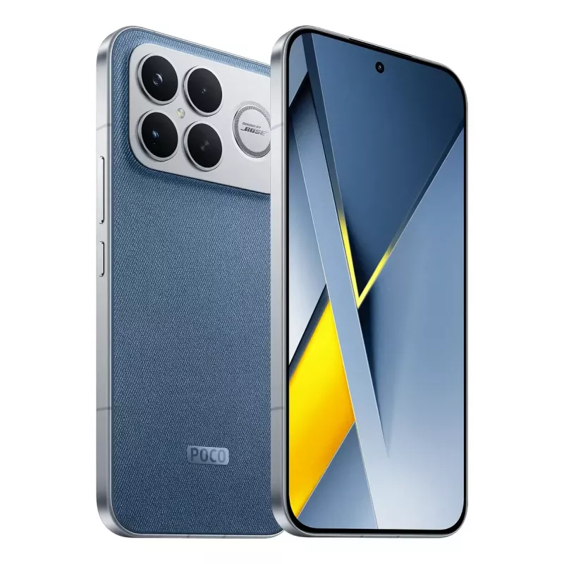 Išmanusis telefonas POCO F8 Ultra – Snapdragon 8 Elite Gen 5, 12 GB RAM, 256 GB, 6,9 colio 2608×1200, Dual SIM, 5G, 50 MP triguba kamera, 6500 mAh, Mėlyna