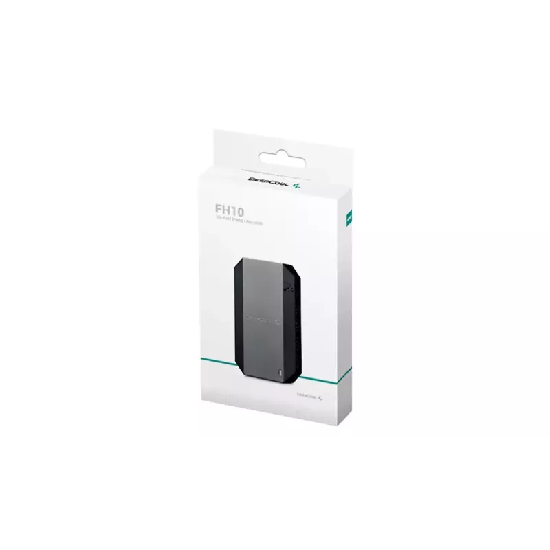 Ventiliatorių valdiklis DeepCool FH-10, 4 kontaktų jungtis, juoda, 80×46×15 mm