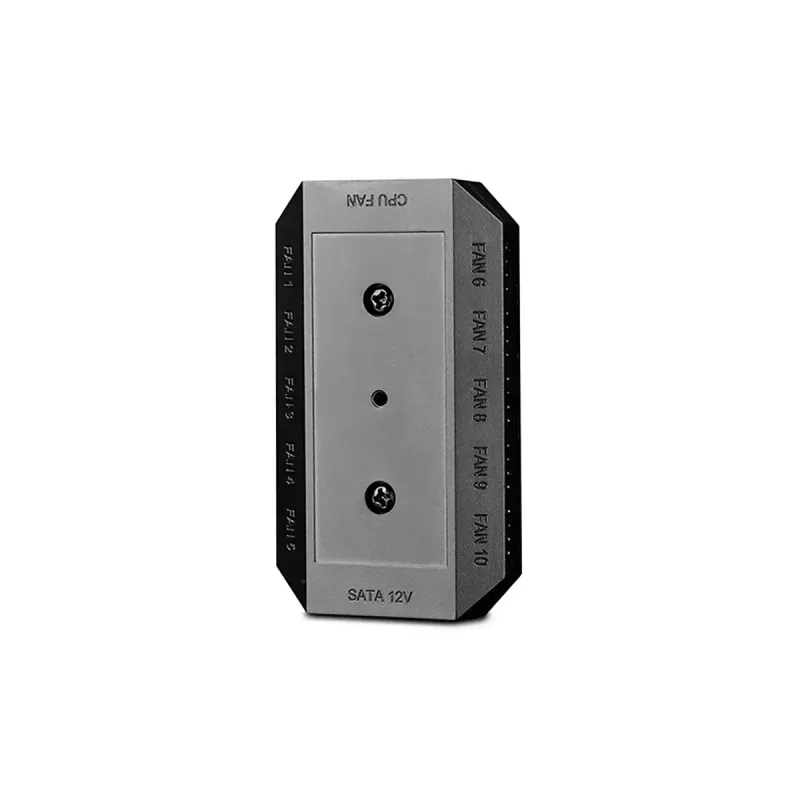 Ventiliatorių valdiklis DeepCool FH-10, 4 kontaktų jungtis, juoda, 80×46×15 mm