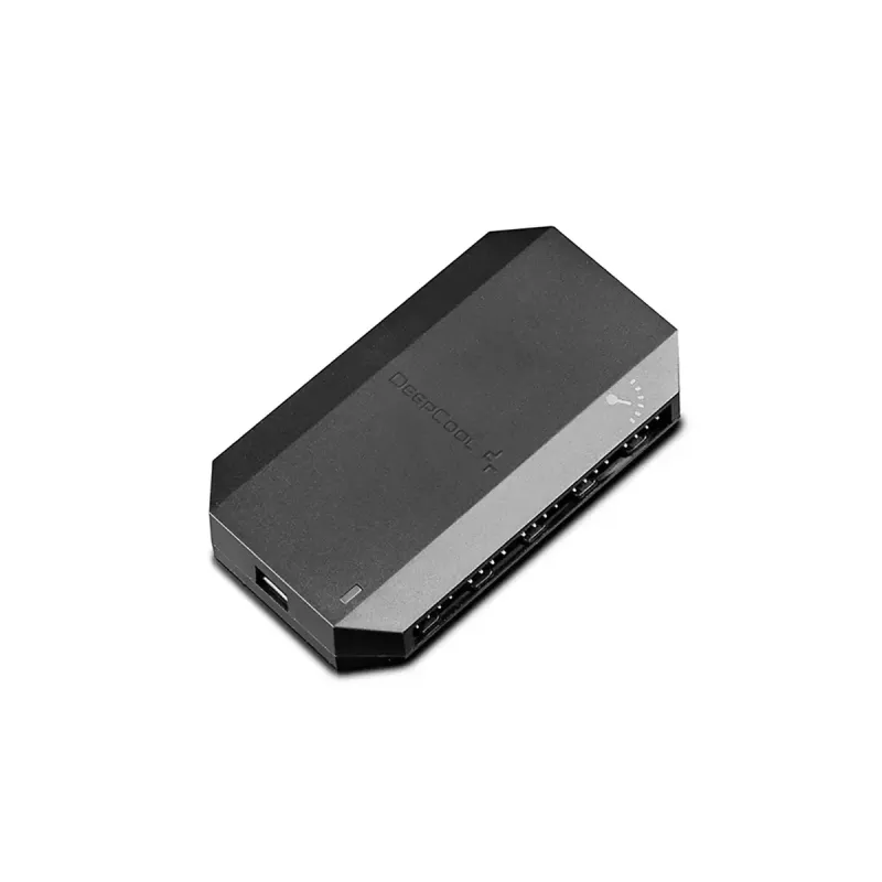 Ventiliatorių valdiklis DeepCool FH-10, 4 kontaktų jungtis, juoda, 80×46×15 mm
