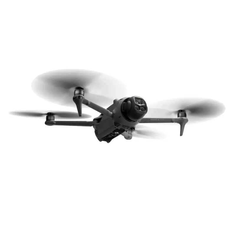 Dronas DJI Mavic 4 Pro Fly More Combo – 4 rotorai, 100 MP, 27 m/s, 41 000 m nuotolis, 1,063 kg, pilka