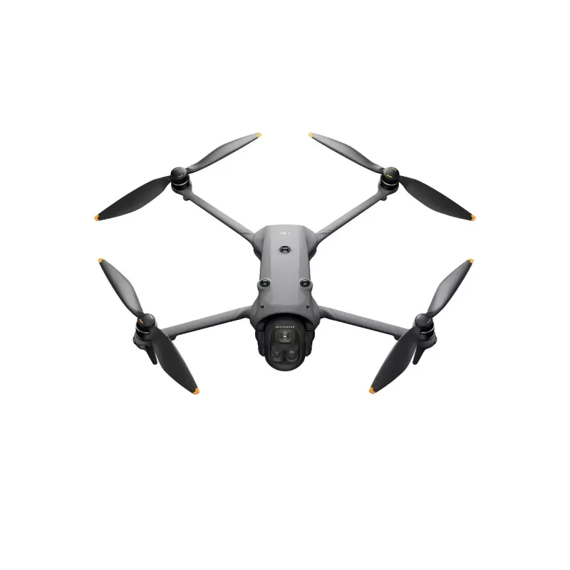 Dronas DJI Mavic 4 Pro kvadrakopteris – 100 MP kamera, 12288×8192 px, 6654 mAh baterija, 41000 m nuotolis, 27 m/s, 1,063 kg, pilka