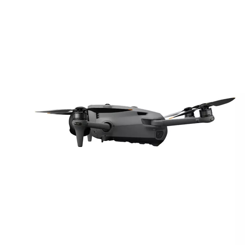 Dronas DJI Mavic 4 Pro kvadrakopteris – 100 MP kamera, 12288×8192 px, 6654 mAh baterija, 41000 m nuotolis, 27 m/s, 1,063 kg, pilka
