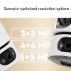 IP stebėjimo kamera IMOU Ranger Dual Pro 6MP – stalinė, 2304×1296, 3,6 mm, 8× skaitmeninis priartinimas, 91°×47° žiūrėjimo kampai