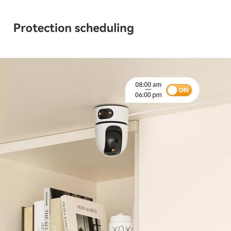 IP stebėjimo kamera IMOU Ranger Dual Pro 6MP – stalinė, 2304×1296, 3,6 mm, 8× skaitmeninis priartinimas, 91°×47° žiūrėjimo kampai