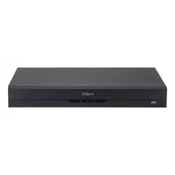 Dahua 32 kanalų „Penta-brid“ 5MP/1080P 1U DVR XVR5232AN-I3/T, 2×SATA, WizSense, juodos spalvos