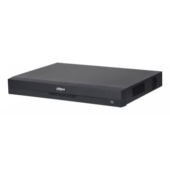 Dahua 32 kanalų „Penta-brid“ 5MP/1080P 1U DVR XVR5232AN-I3/T, 2×SATA, WizSense, juodos spalvos