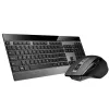 Bevielis klaviatūros ir pelės rinkinys Rapoo 9900m Office QWERTZ juoda