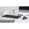 Bevielis klaviatūros ir pelės rinkinys Rapoo 9900m Office QWERTZ juoda