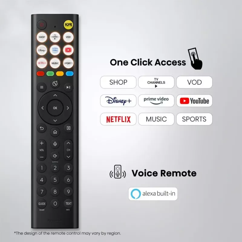 Televizorius Hisense 50Q7S 50 colių (127 cm) QLED 4K Ultra HD išmanusis televizorius, Direct-LED, HomeOS, Wi-Fi, juodas