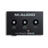 Garso sąsaja M-Audio M-Track Solo USB 16 bitų / 48 kHz, 1 įėjimas / 1 išėjimas, XLR/TRS kombinuotas ir instrumentinis įėjimas, 48V fantominis maitinimas, ausinių išėjimas
