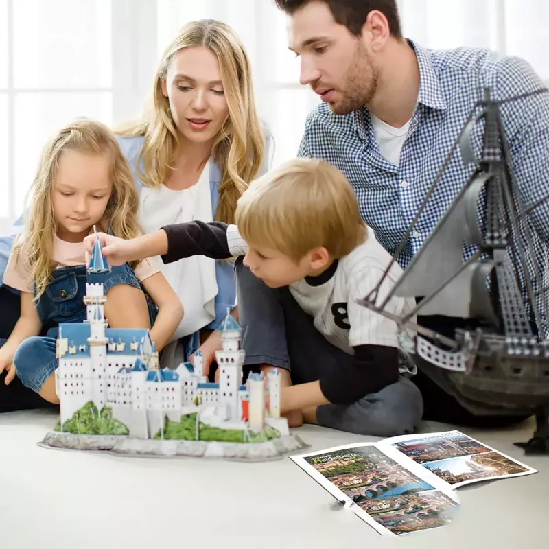 3D dėlionė CubicFun Neuschwanstein pilis