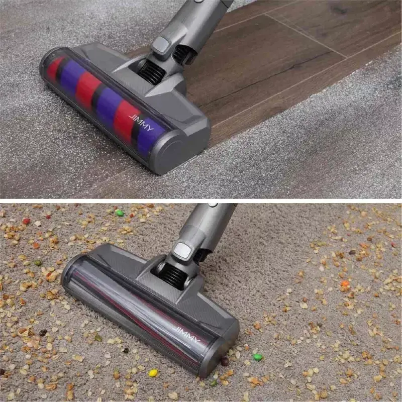 Belaidis kombinuotas dulkių siurblys Jimmy JV85 Pro 2-in-1, 600 W variklis, 25 000 Pa siurbimo galia, HEPA filtras, be maišelio