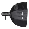 Softbox Godox SB-GUE120 Juodas 120 cm Nailonas su Difuzoriais ir Grotelėmis