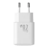 Maitinimo adapteris Joyroom JR-TCF12 dviejų prievadų 20W (USB-C x2) baltas