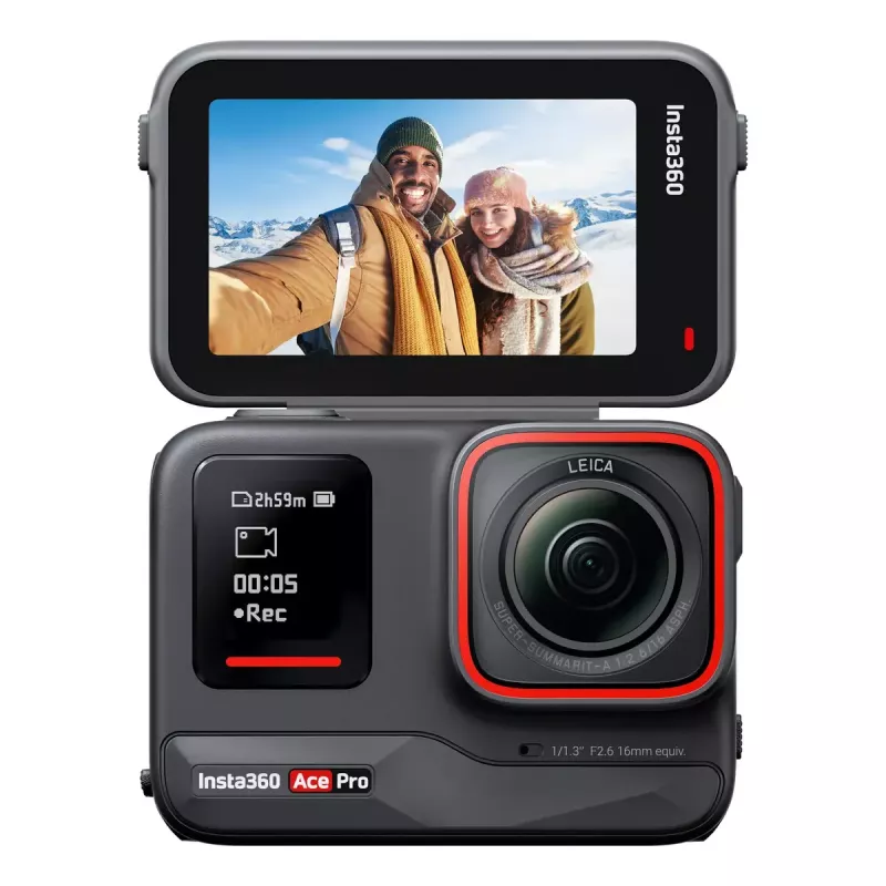 Veiksmo sporto kamera Insta360 Ace Pro 48 MP 8K itin aukštos raiškos