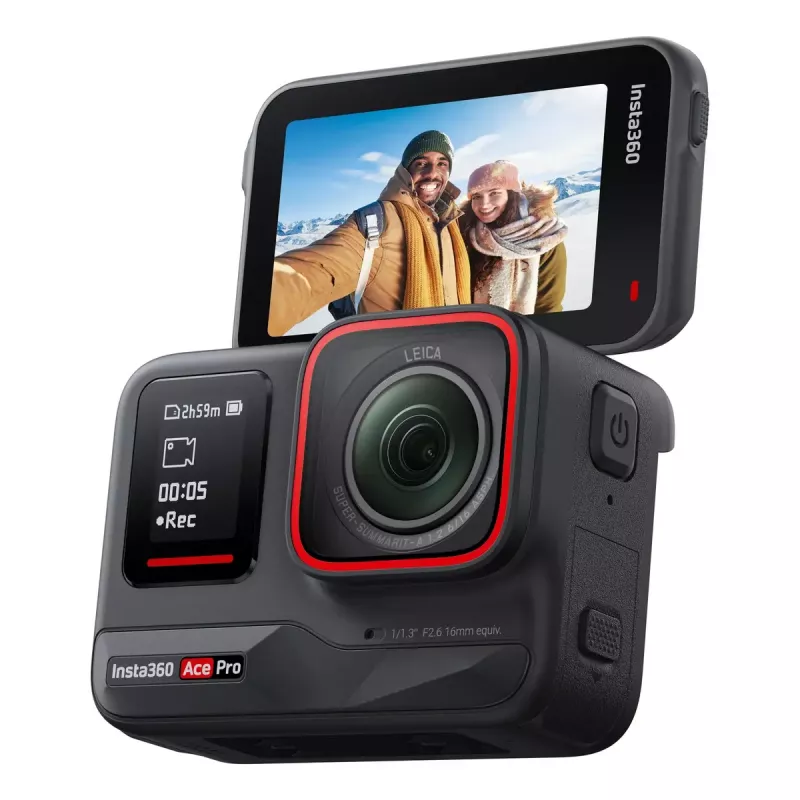 Veiksmo sporto kamera Insta360 Ace Pro 48 MP 8K itin aukštos raiškos