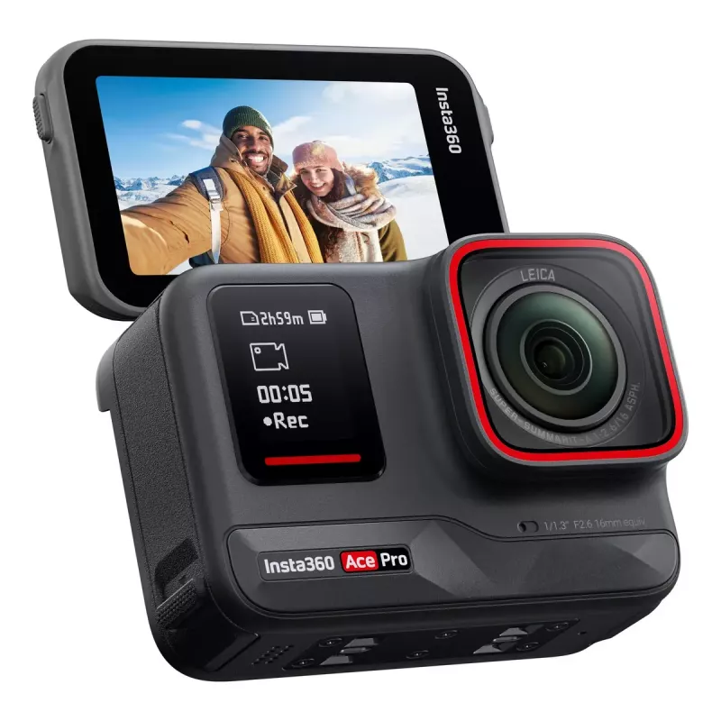 Veiksmo sporto kamera Insta360 Ace Pro 48 MP 8K itin aukštos raiškos
