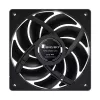 Ventiliatorius Jonsbo CR-3000 ARGB 12 cm 600-1500 RPM 22-32 dB Juodas