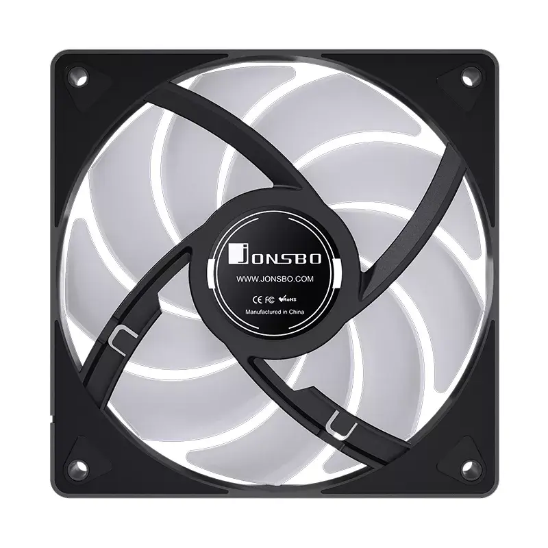 Ventiliatorius Jonsbo CR-3000 ARGB 12 cm 600-1500 RPM 22-32 dB Juodas