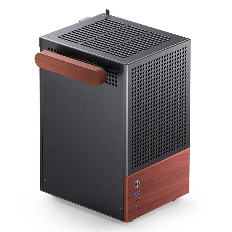 Korpusas Jonsbo T6, Mini-Tower, Mini-ITX, juodas