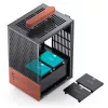 Korpusas Jonsbo T6, Mini-Tower, Mini-ITX, juodas