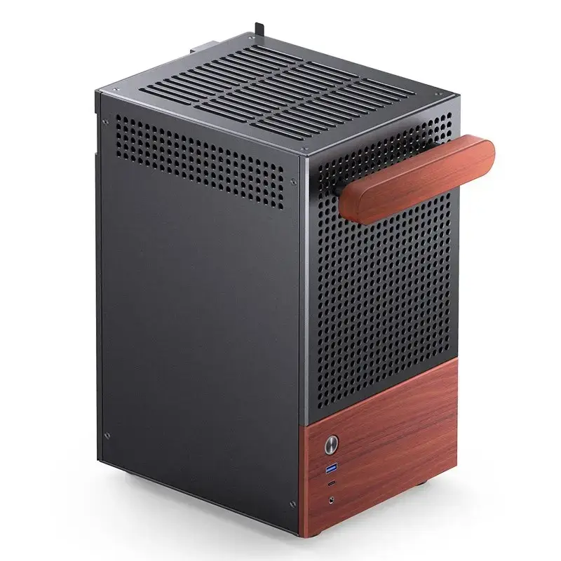 Korpusas Jonsbo T6, Mini-Tower, Mini-ITX, juodas