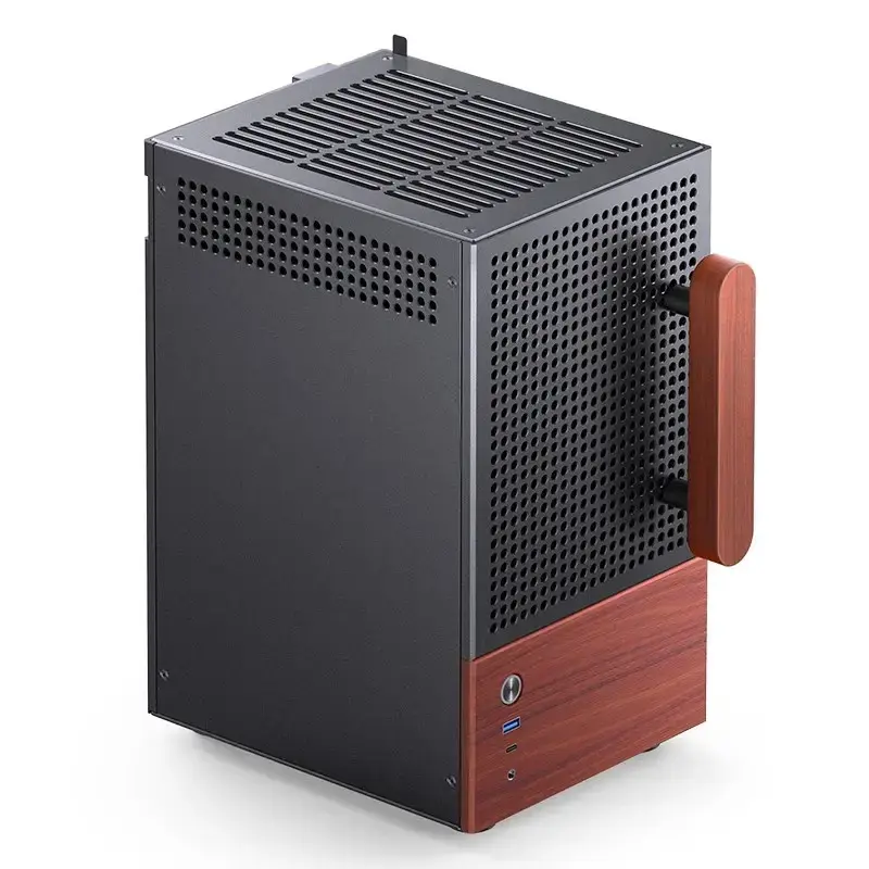 Korpusas Jonsbo T6, Mini-Tower, Mini-ITX, juodas