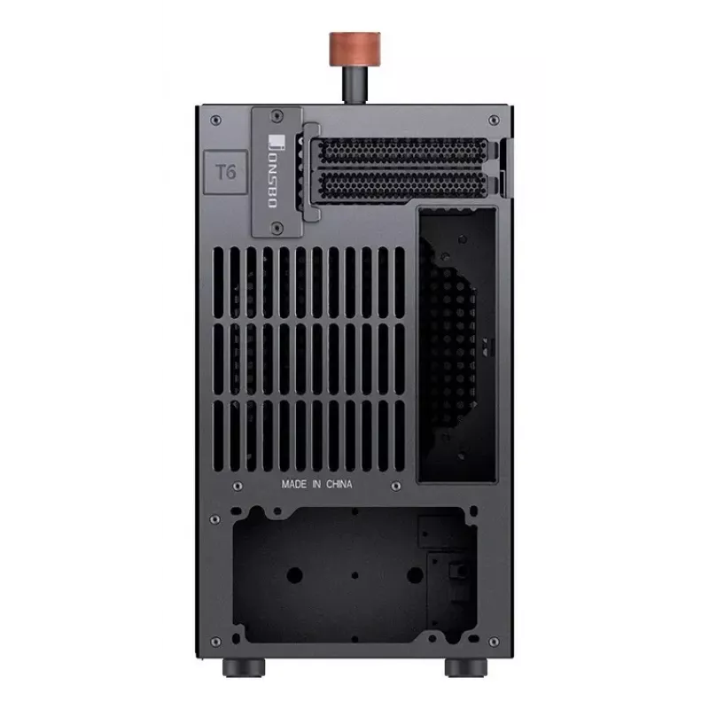 Korpusas Jonsbo T6, Mini-Tower, Mini-ITX, juodas