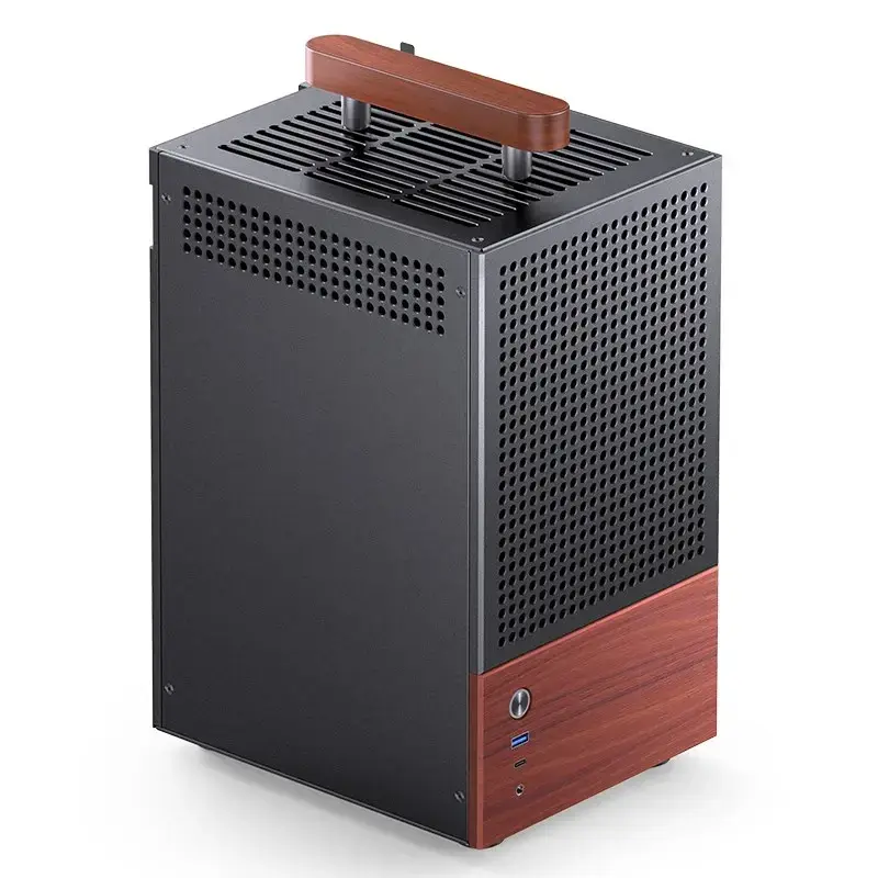 Korpusas Jonsbo T6, Mini-Tower, Mini-ITX, juodas