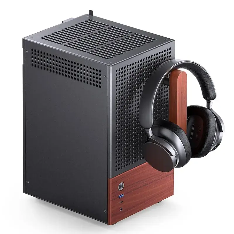 Korpusas Jonsbo T6, Mini-Tower, Mini-ITX, juodas