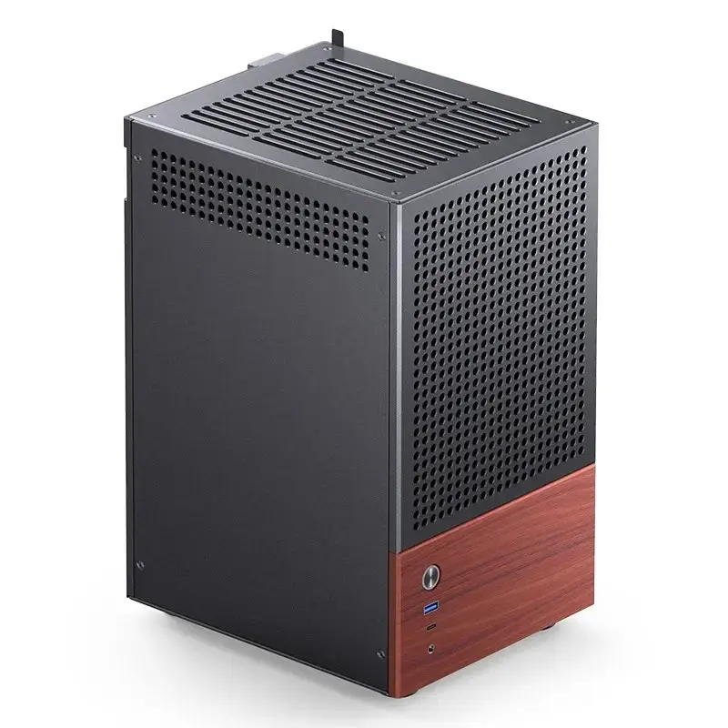 Korpusas Jonsbo T6, Mini-Tower, Mini-ITX, juodas