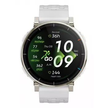 Išmanusis laikrodis Amazfit Active 3 — 3,35 cm (1,32 colio) AMOLED, 466×466, liečiamasis ekranas, GPS, 365 mAh, silikoninis dirželis