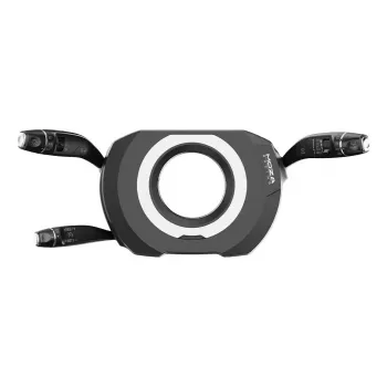 Vairo svirtis Moza Racing RS065 Juoda Aliuminis Plienas 411x127x152mm