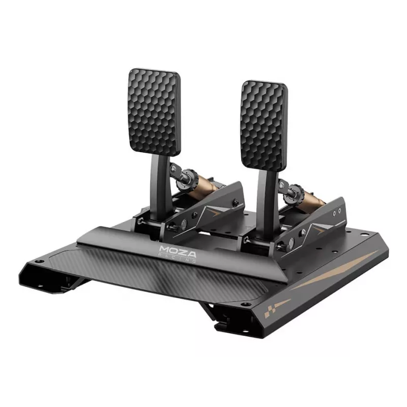Moza Racing CRP2 Pedalai (gazas + stabdys) – Juoda, Anglies pluoštas, Plienas, 15-23°