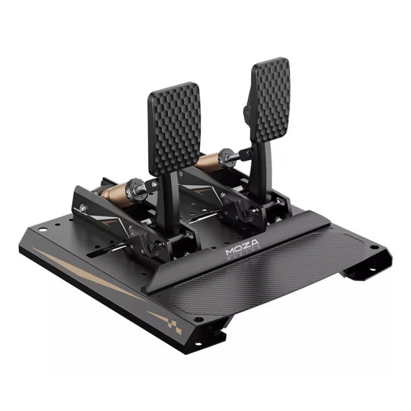 Moza Racing CRP2 Pedalai (gazas + stabdys) – Juoda, Anglies pluoštas, Plienas, 15-23°