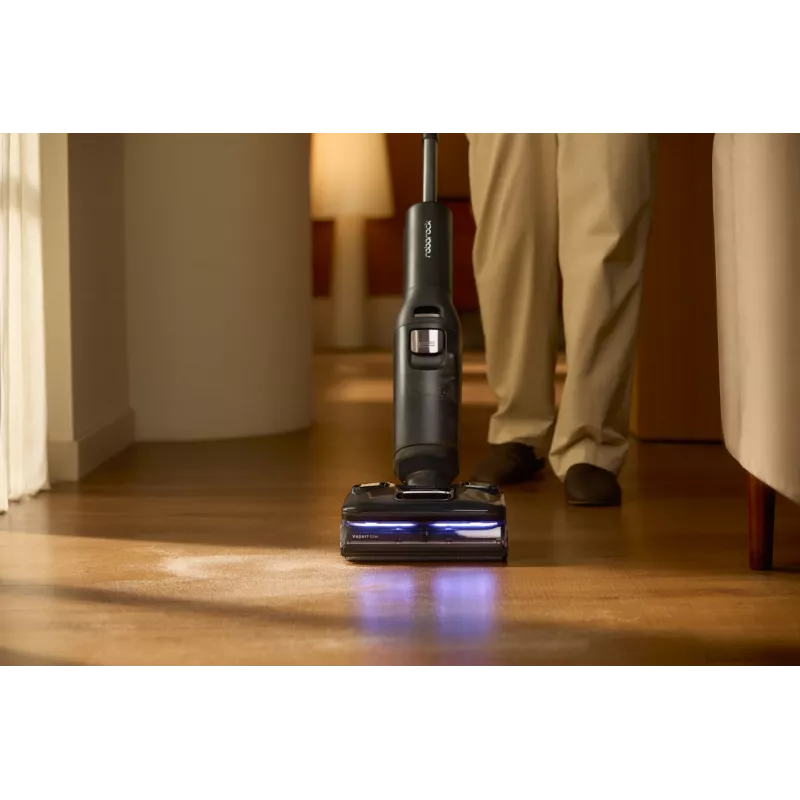 Roborock F25 Ultra elektrinis šluotuvas šlapiam ir sausam valymui be maišelio juodas 4.6 Ah