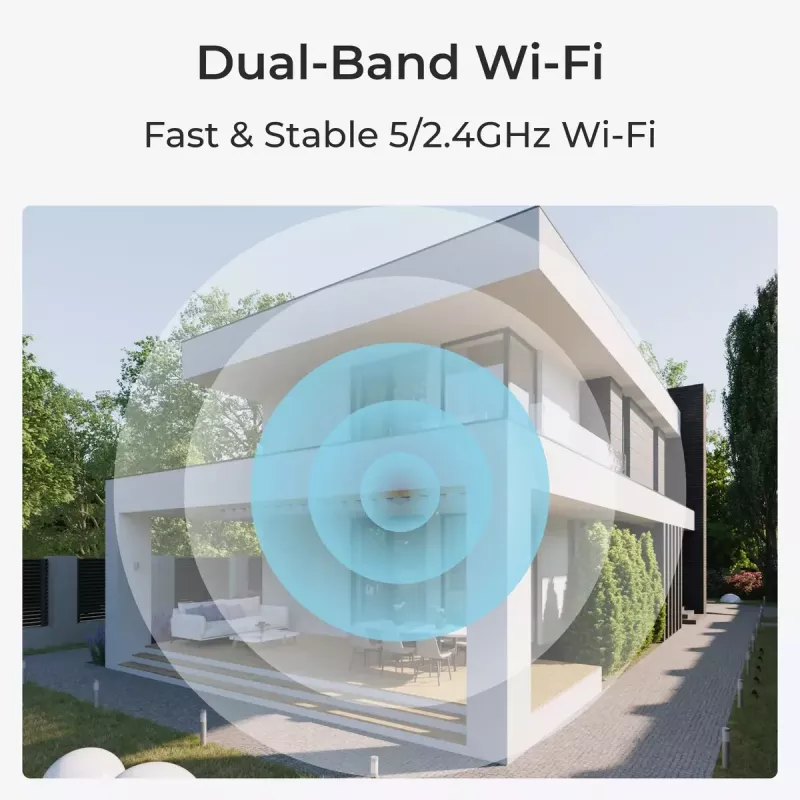 IP stebėjimo kamera Reolink E540-B 5MP lauko Wi‑Fi, 2560x1920, 355° pasukimas, 0–50° pakreipimas, IP65, MicroSD iki 256 GB