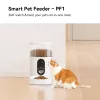 Automatinis šėrimo aparatas augintiniams IMOU PF1 – 4 L nerūdijančio plieno talpa, Wi‑Fi 4, baterija/maitinimas, 1 dubuo
