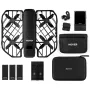 Mini dronas HOVERAir X1 Pro — 4 rotoriai, 12 MP kamera, 4K vaizdo įrašas, 1000 m nuotolis, 1920 mAh baterija, 32 GB vidinė atmintis, Juoda