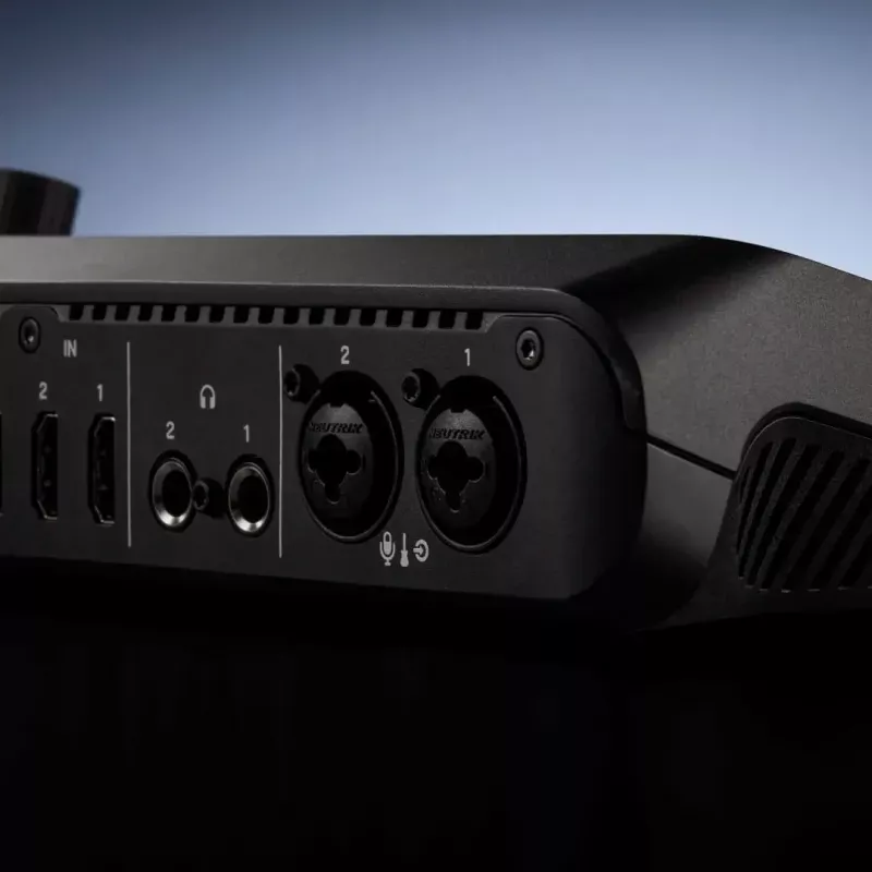 Kelių kanalų podcast'ų ir tiesioginių transliacijų gamybos pultas Rode RodeCaster Video S RCVS-E — jutiklinis ekranas, Wi‑Fi, Bluetooth 5.3, 5x USB-C, 3x HDMI įėjimas, 1x HDMI išėjimas, microSD