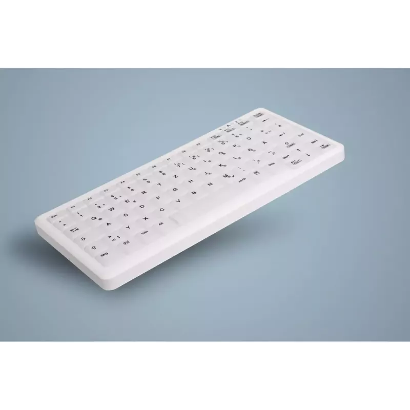 Contour Design Active Key AK-C4110 klaviatūra medicininė USB QWERTZ vokiška balta