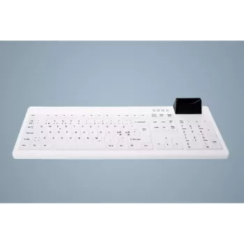 Contour Design Active Key AK-C8200 medicininė klaviatūra USB vokiškas išdėstymas balta