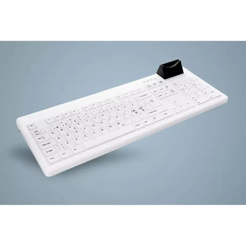 Contour Design Active Key AK-C8200 medicininė klaviatūra USB vokiškas išdėstymas balta