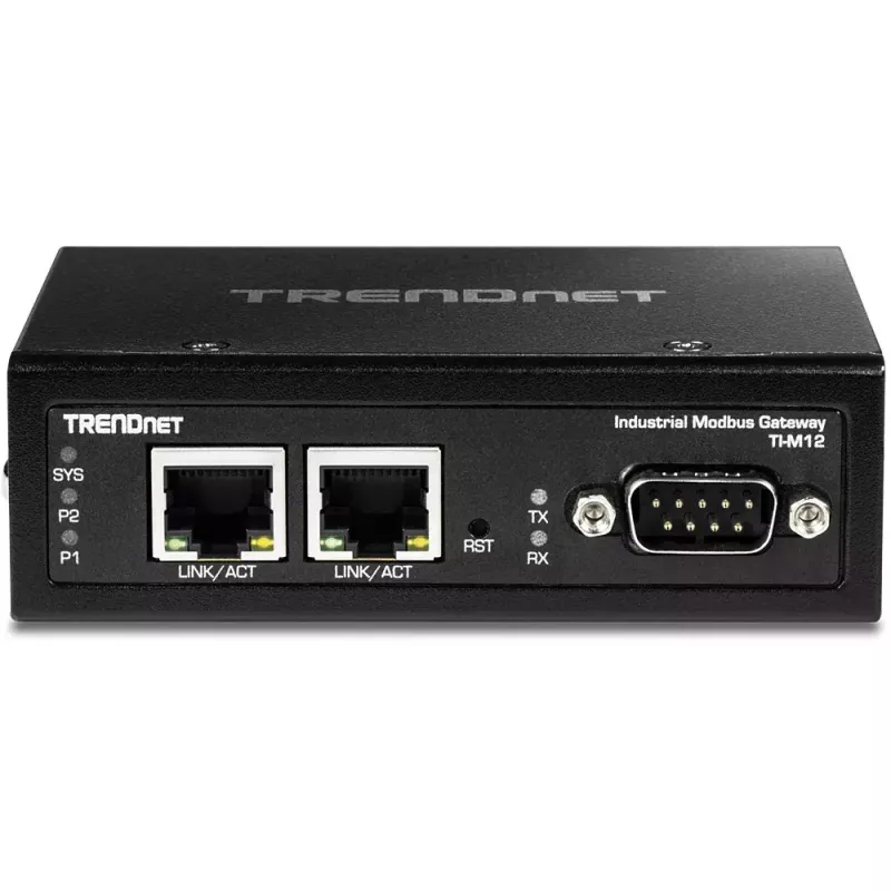 Pramoninis Modbus šliuzas Trendnet TI-M12 10/100 Mbit/s metalinis DIN bėgeliams
