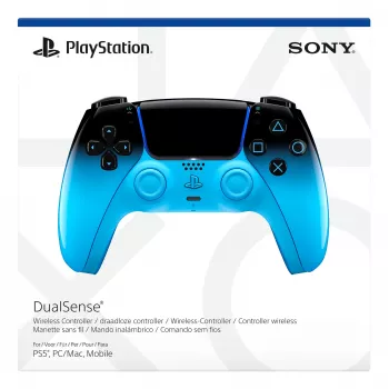 Žaidimų pultas Sony DualSense, PlayStation 5, Bluetooth/USB, juodas/mėlynas, USB-C, su baterija