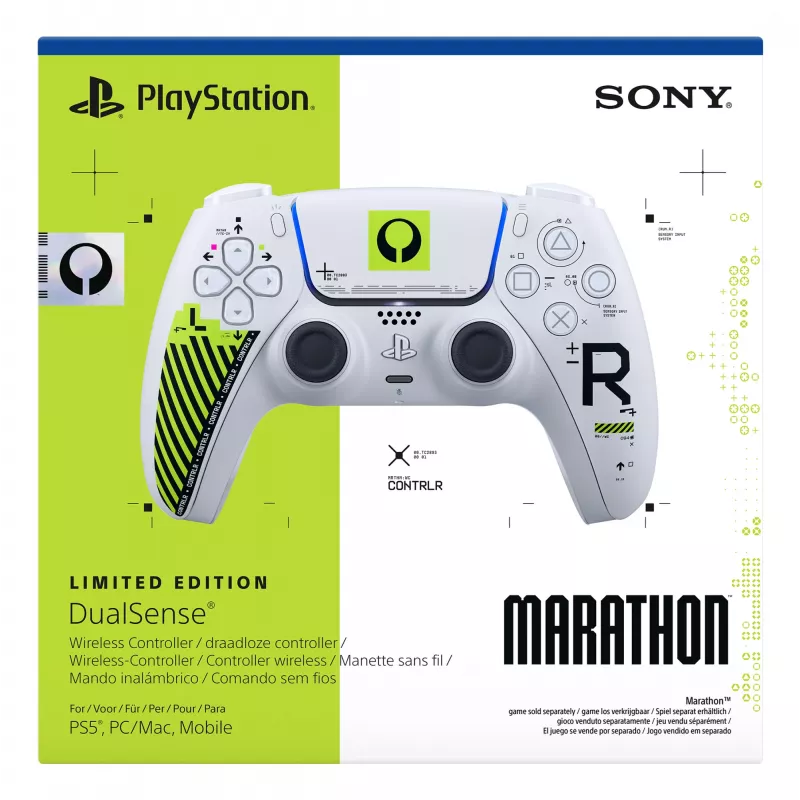 Valdiklis Sony DualSense, žalias/baltas, skirtas PlayStation 5 – Bluetooth/USB, analoginis/digitalinis, USB-C